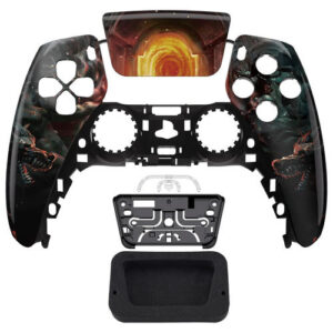 Hell Entrance Glossy Faceplate Front Shell Case compatible with PS5 Controller