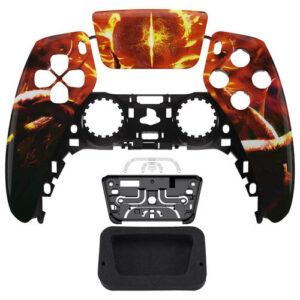 Flaming Overlords Faceplate Front Shell Case compatible with PS5 Controller