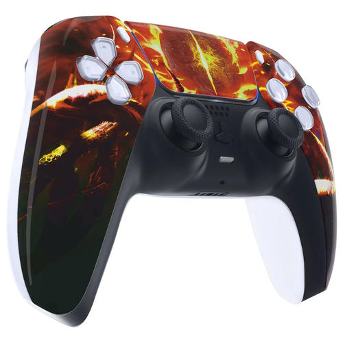 Flaming Overlords Faceplate Front Shell Case compatible with PS5 Controller - Image 4