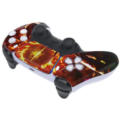 Flaming Overlords Faceplate Front Shell Case compatible with PS5 Controller - Image 6