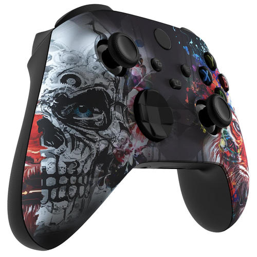 Tiger Skull Dark Soft Touch Faceplate Shell Case For Xbox Series X/S Controller - Image 4