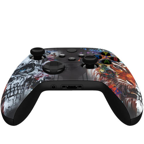Tiger Skull Dark Soft Touch Faceplate Shell Case For Xbox Series X/S Controller - Image 7