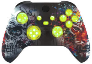 Tiger Skull Silent Modz LED Controller Trigger Stop Grips for Xbox Series XS