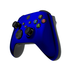 Blue Chrome custom Xbox wireless controller