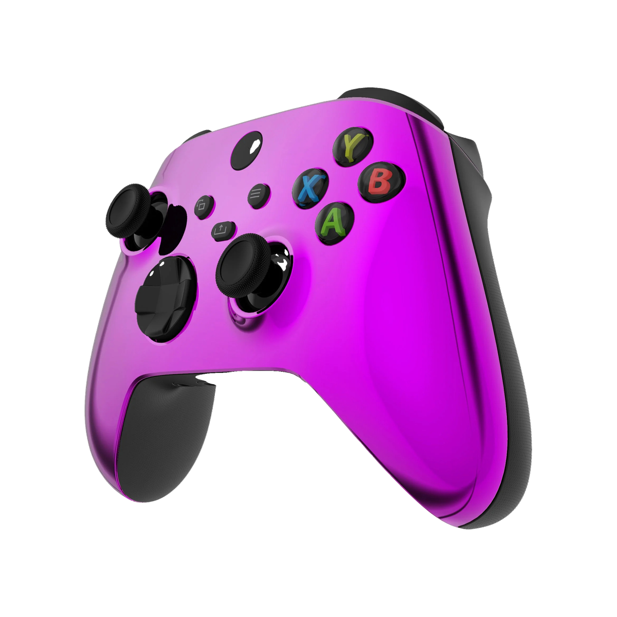 Purple Chrome custom Xbox wireless controller