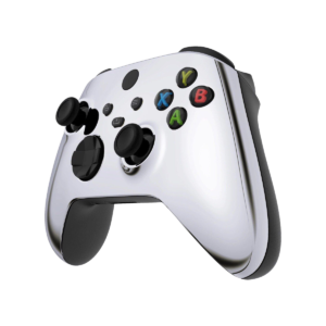 Silver Chrome custom Xbox wireless controller