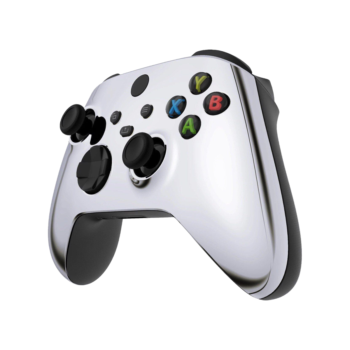 Silver Chrome custom Xbox wireless controller