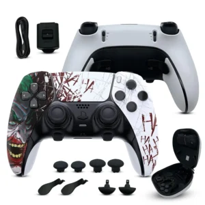Joker HAHA custom PS5 Edge controller bundle and accessories