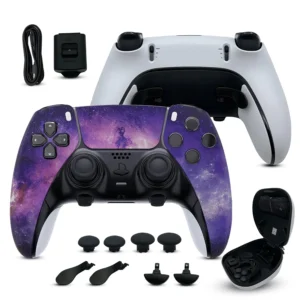 Nebula Galaxy custom PS5 Edge controller bundle and accessories