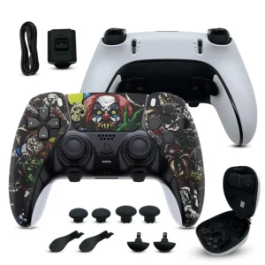 Scary Party custom PS5 Edge controller bundle and accessories