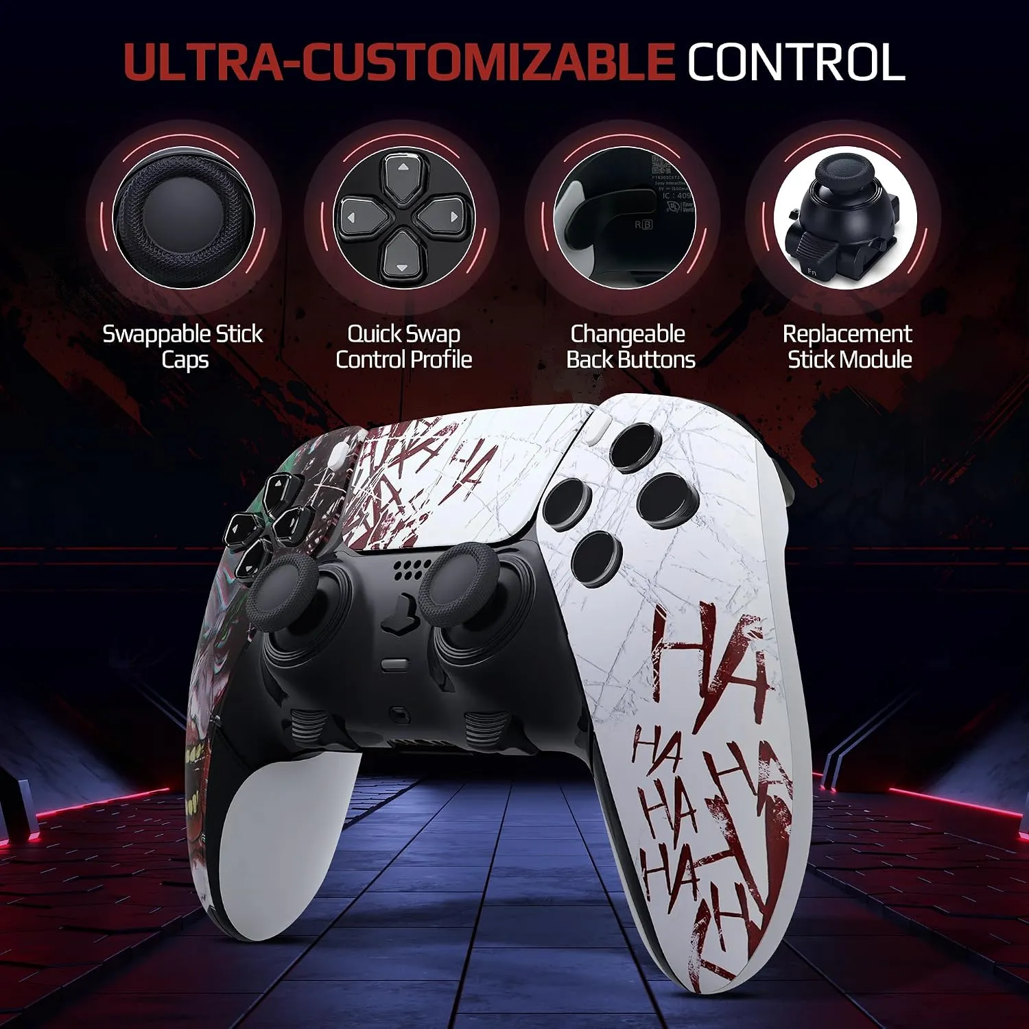DualSense Edge controller adjustable trigger stop positions