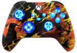 Blood Moon Silent Modz LED Controller Trigger Stop Grips for Xbox Series XS One