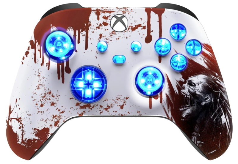 Blood Zombie LED wireless controller for Xbox Series X|S and Xbox One