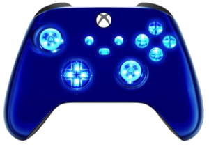 Blue Chrome LED controller for Xbox