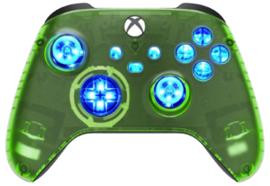 Clear Green LED controller for Xbox