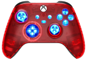 Clear Red LED controller for Xbox