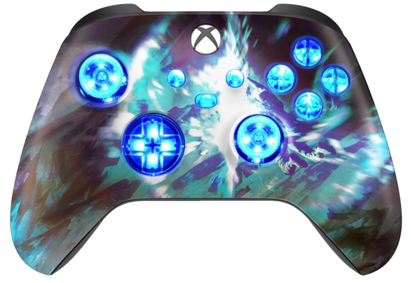 Crystal LED wireless controller for Xbox Series X|S and Xbox One