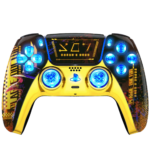 Cyber Plague Silent Modz LED Light-Up Buttons Wireless Custom Controller for PS5