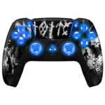 Darkness Fall Silent Modz LED Light Buttons Wireless Custom Controller for PS5