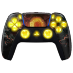 Entrance Flames Silent Modz LED Light Buttons Wireless Custom Controller for PS5