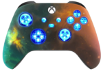 Gold Nebula Silent Modz LED Controller Trigger Stop Grips for Xbox Series XS One