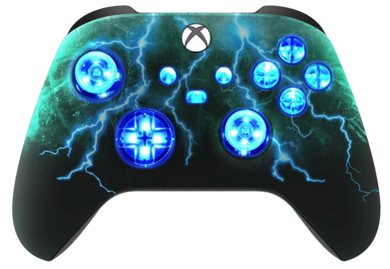 Green Strom LED wireless controller for Xbox Series X|S and Xbox One