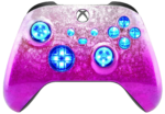 Pink Ice Silent Modz LED Controller Trigger Stop Grips for Xbox Series XS One PC