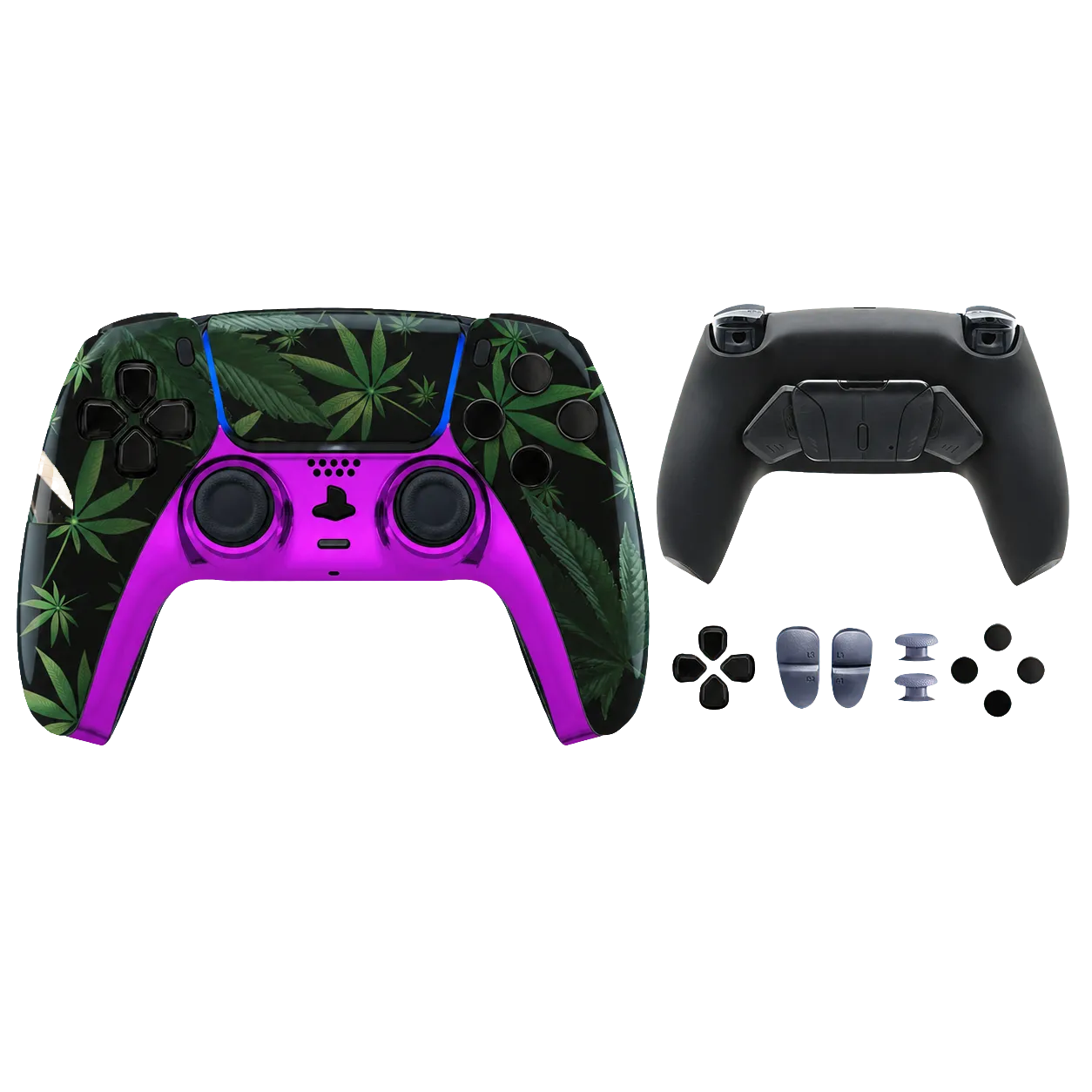 Purple Haze Pro V4 modded wireless controller for PS5