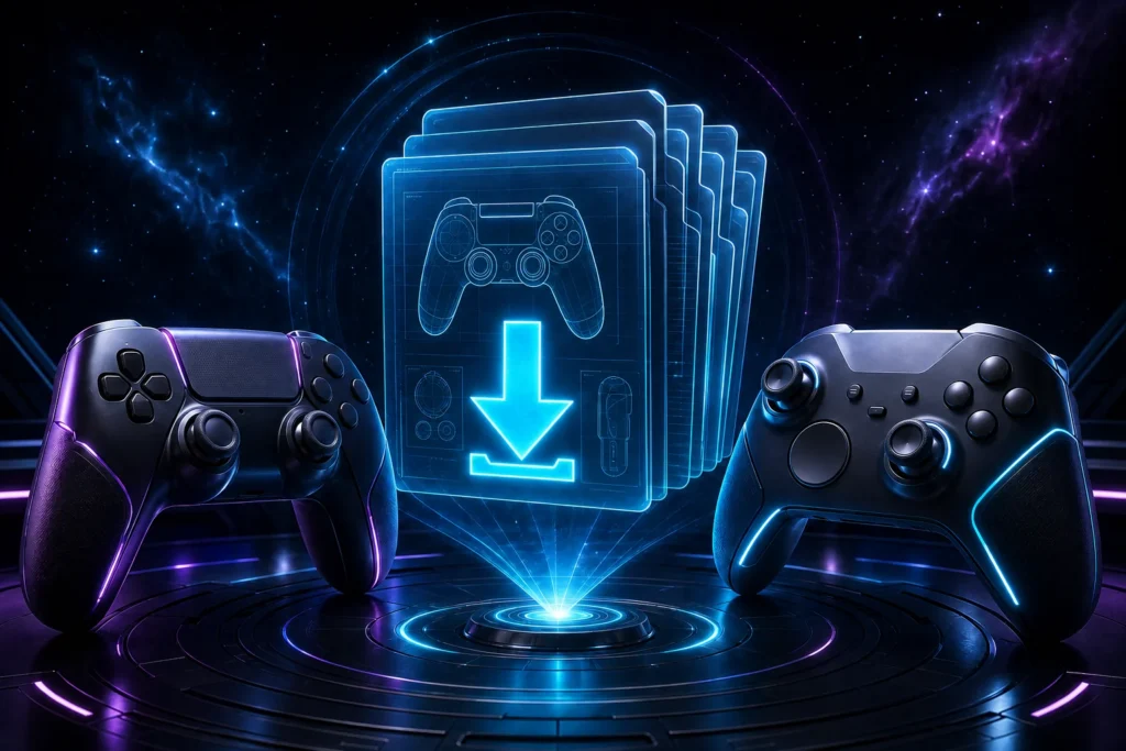 Holographic controller manual download archive with custom gaming controllers