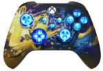 Splatter Fight Silent Modz LED Controller Trigger Stop Grips for Xbox Series XS