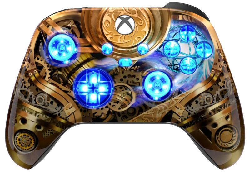 Steam Punk LED wireless controller for Xbox Series X|S and Xbox One