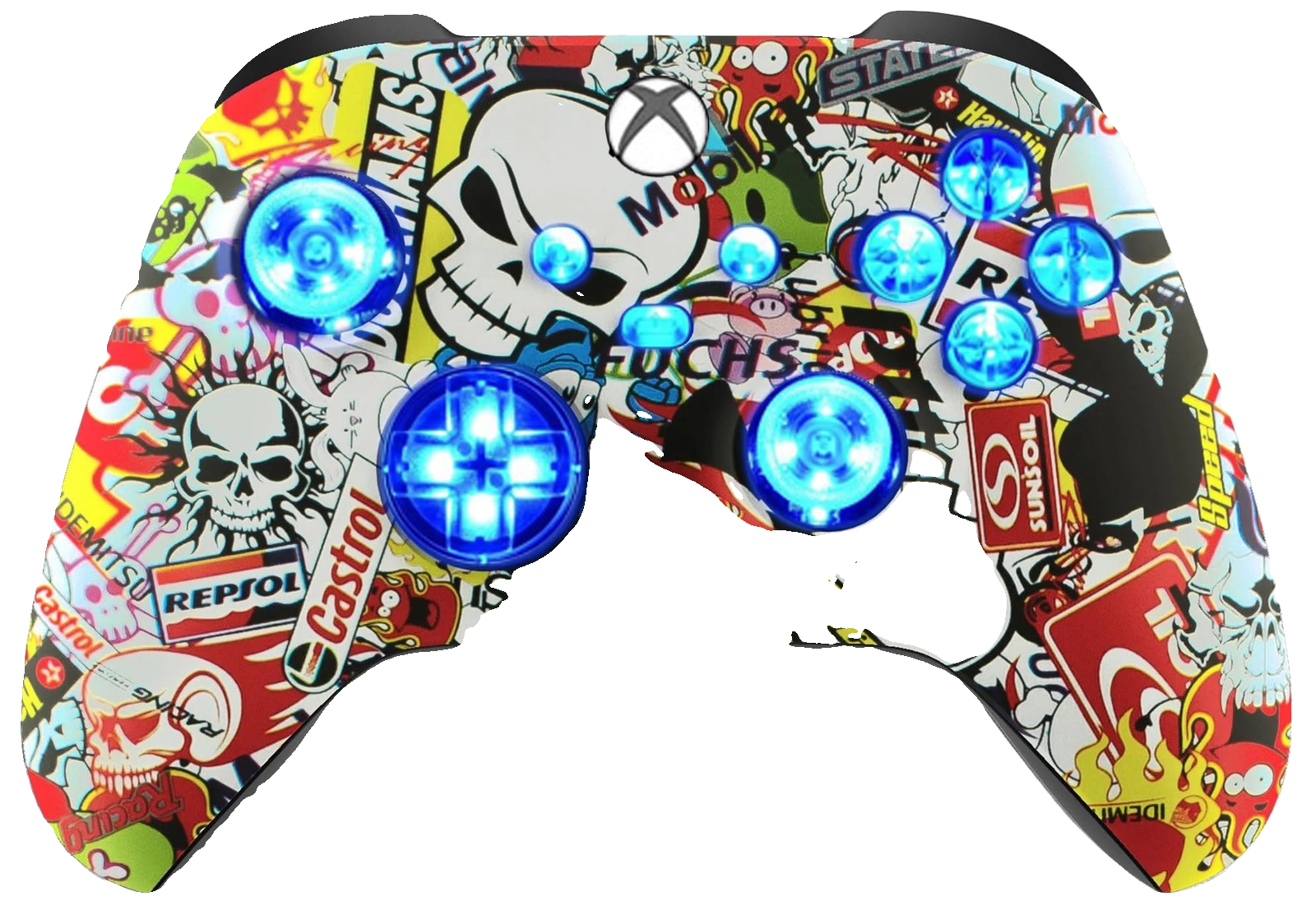 Sticker Bomb LED controller for Xbox