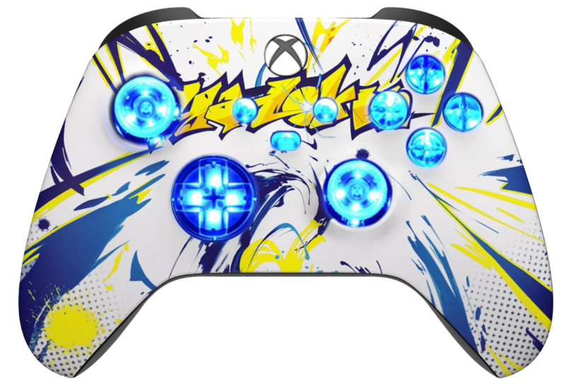 Street Graffiti LED wireless controller for Xbox Series X|S and Xbox One