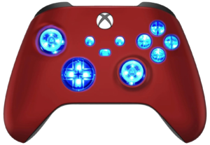 Vampire Red LED controller for Xbox