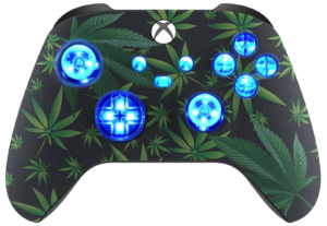 Weed Leaf LED controller for Xbox