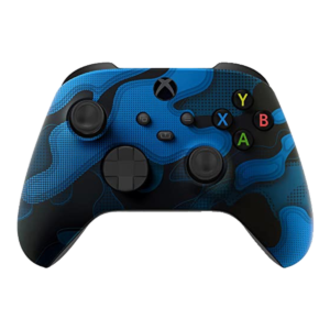 Blue Camo custom Xbox wireless controller