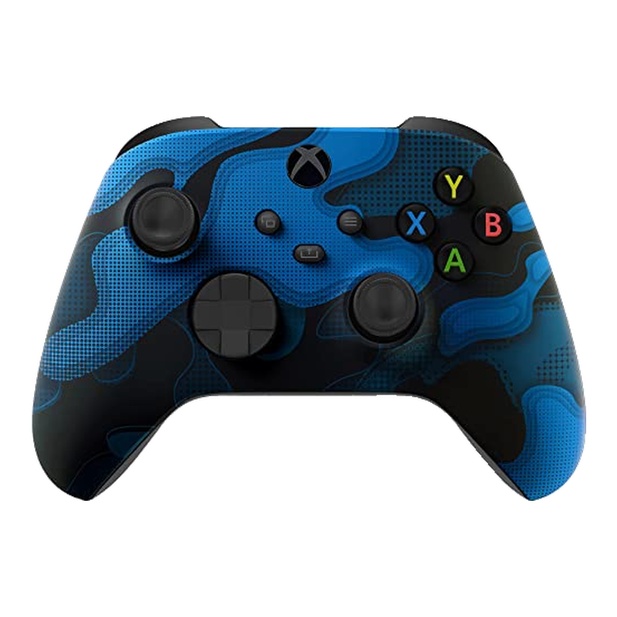 Blue Camo custom Xbox wireless controller