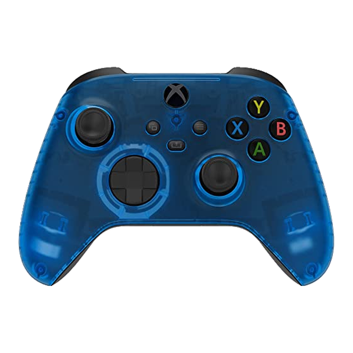 Clear Blue custom Xbox wireless controller