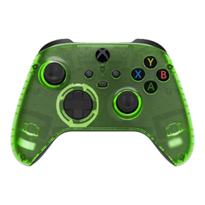 Clear Green custom Xbox wireless controller