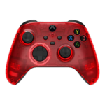 Clear Red Custom Wireless Controller for Xbox Series X|S and Xbox One
