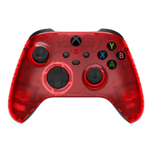 Clear Red custom Xbox wireless controller