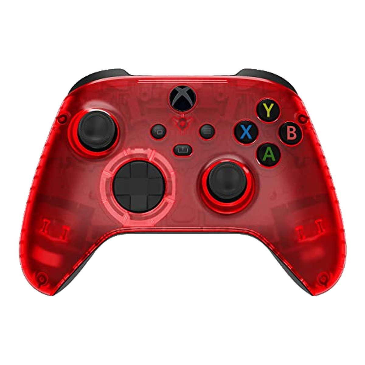 Clear Red custom Xbox wireless controller