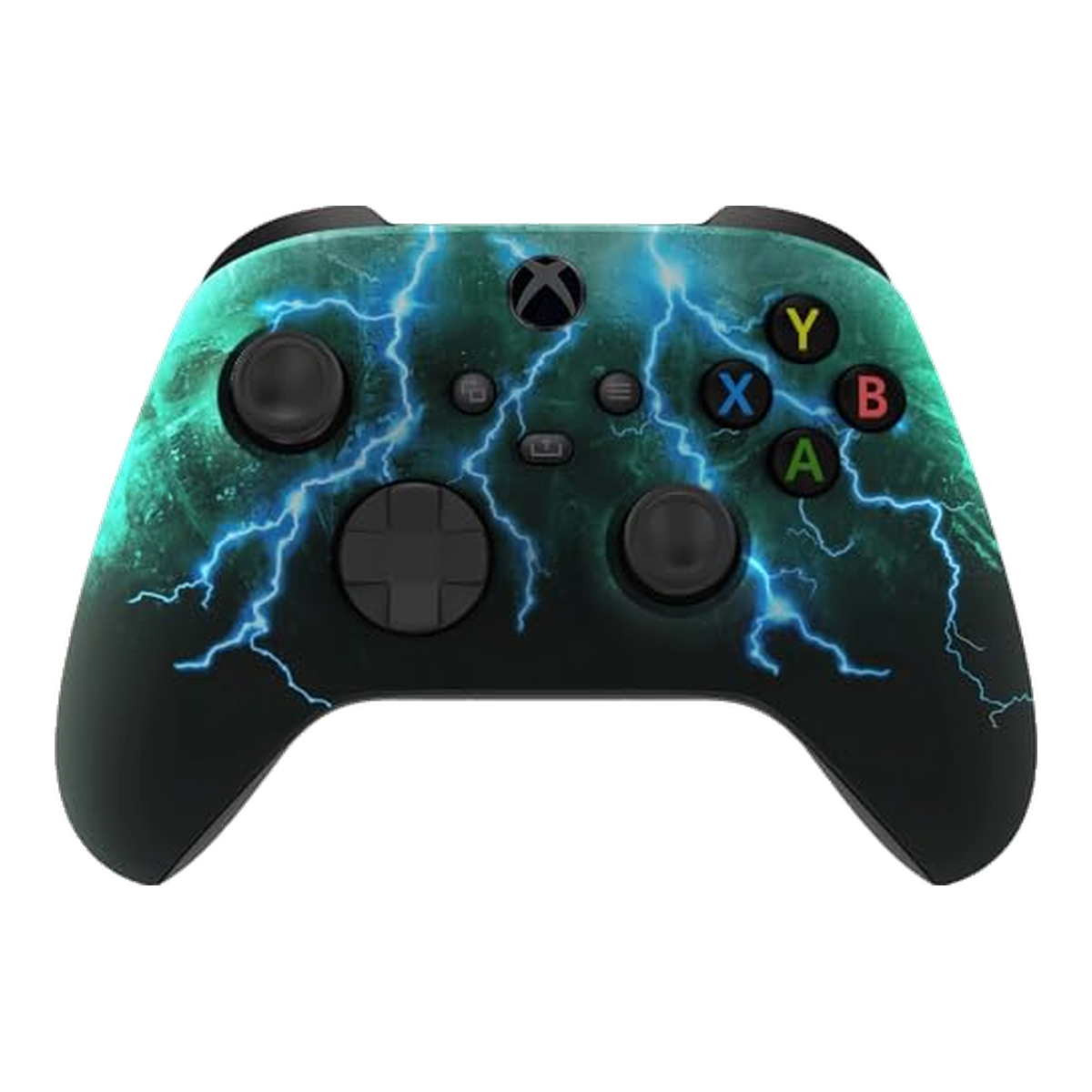 Green Storm custom Xbox wireless controller
