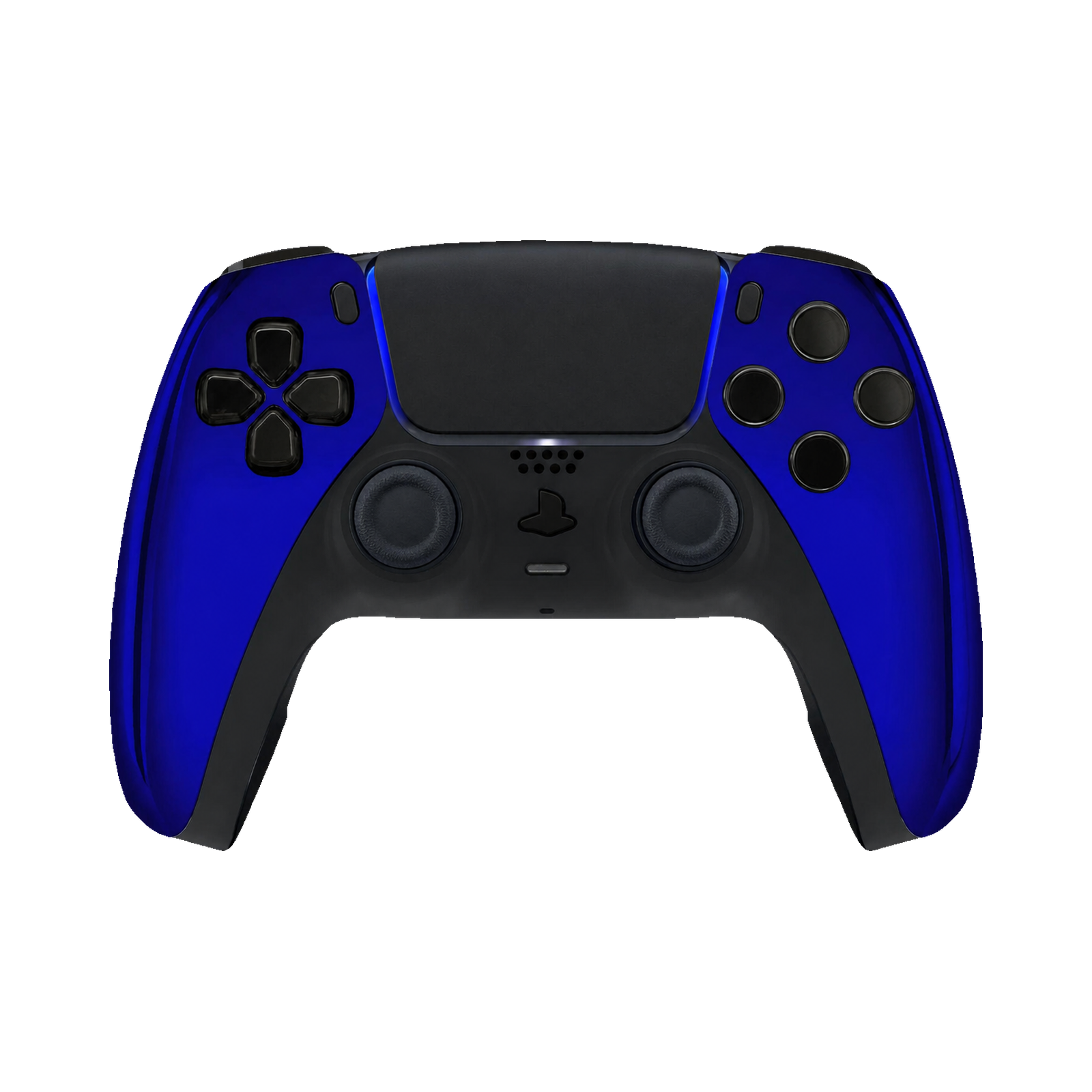 Blue Chrome custom PS5 controller
