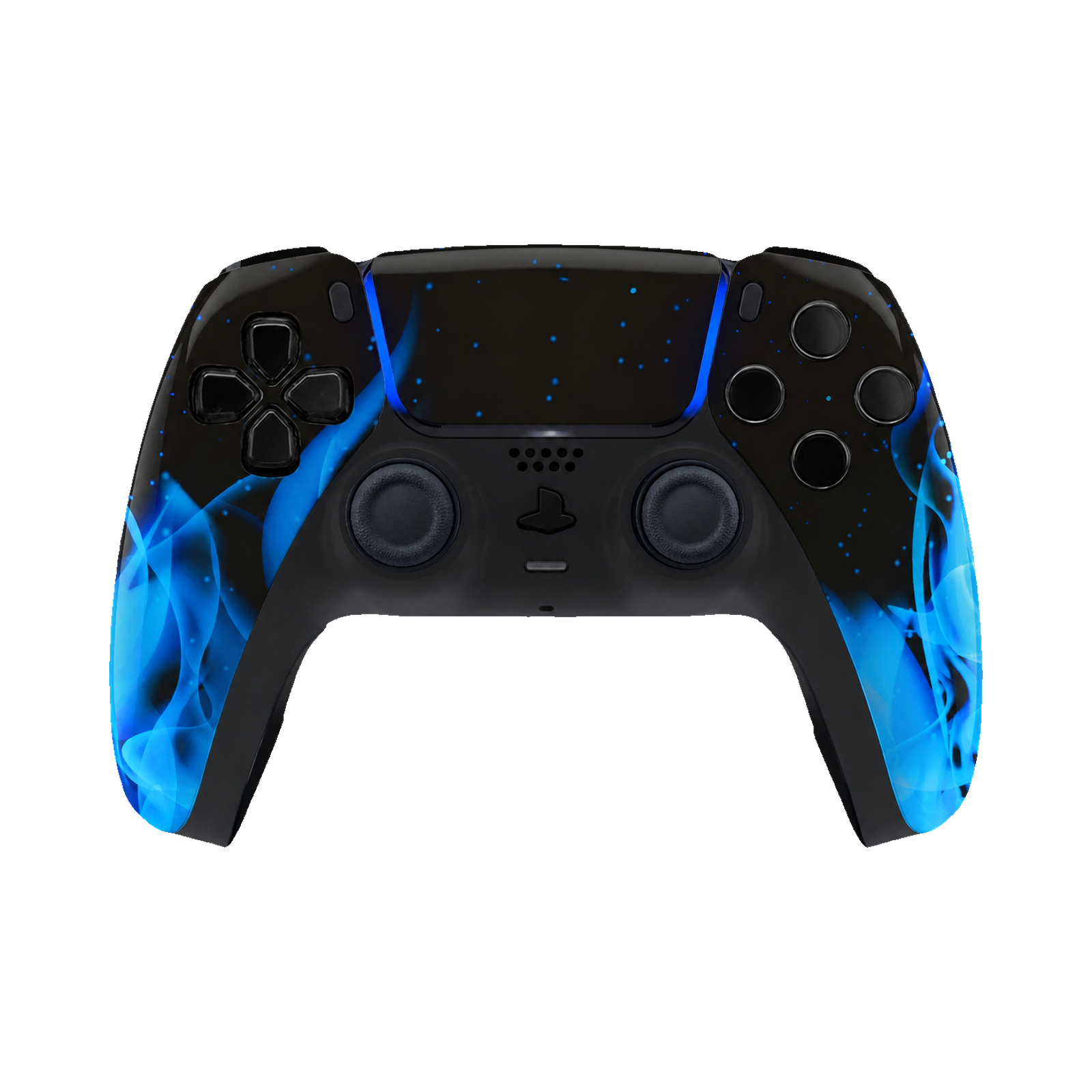 Blue Flames custom PS5 controller