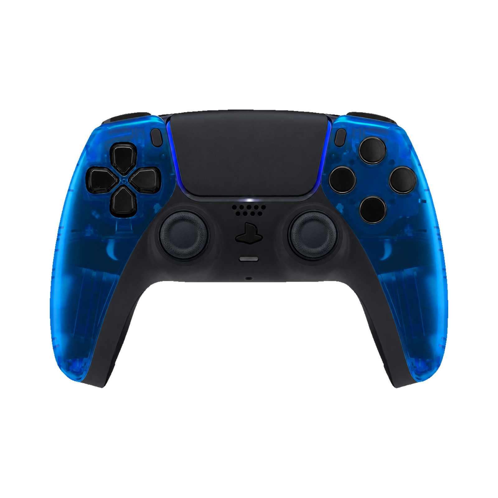Clear Blue custom PS5 controller
