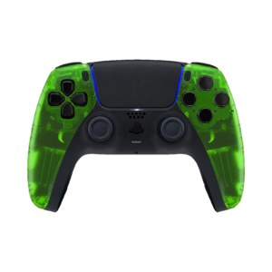 Clear Green custom PS5 controller