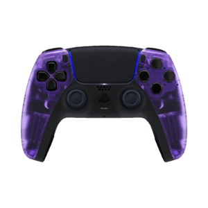 Clear Purple custom PS5 controller