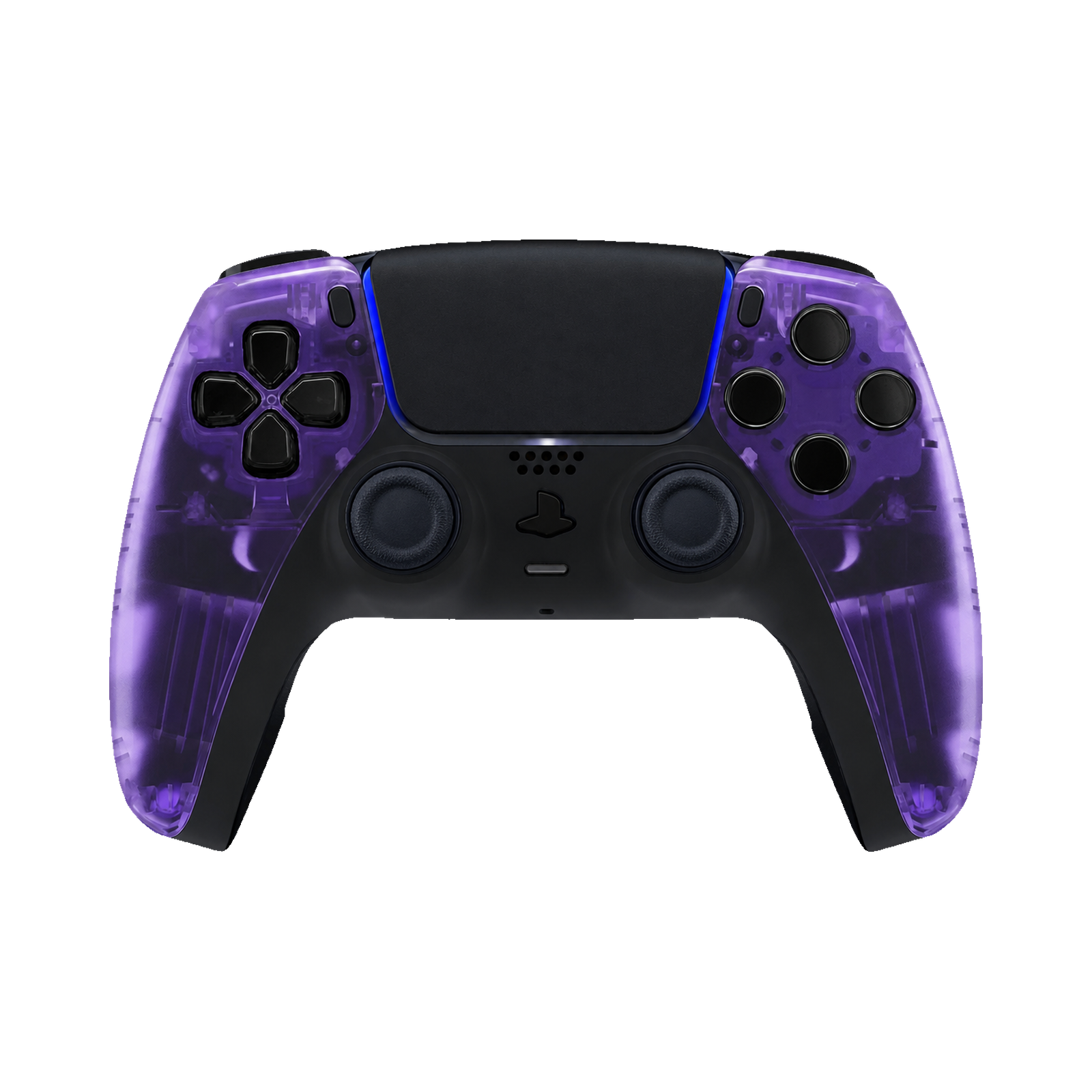Clear Purple custom PS5 controller