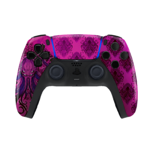 Purple Cthulhu custom PS5 controller